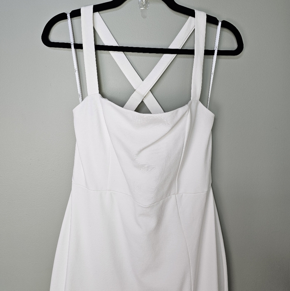 Lulus Rumi White Sleeveless Column Midi Dress - Picture 7 of 12